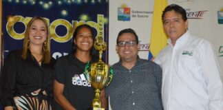 Mónica Ramos, deportista del año Acord Sucre 2022. Foto de cortesía.